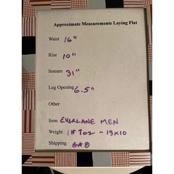 Everlane Men's Jeans 33 x 32 Dark Wash - Picture 7 of 7